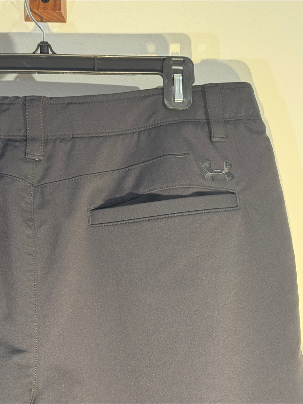 Under Armour Navy Flat-Front Performance Shorts - Picture 6 of 7